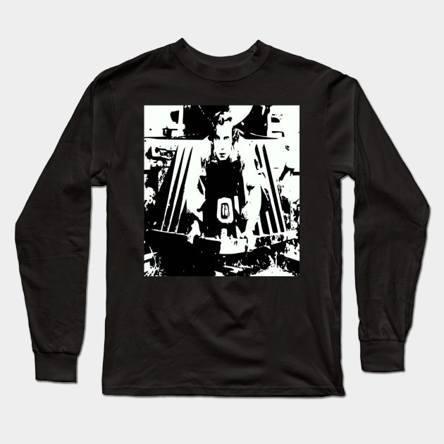 Buster Keaton Long Sleeve T-Shirt by icarusismartdesigns